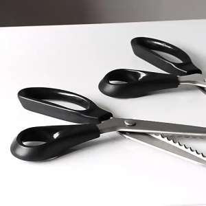 Stainless Steel Shears Tailor Scissors Zig-Zag Cut Scissors Sewing Craft Cut Paper Clothing Fabric