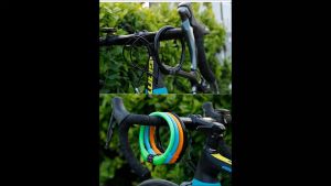 Khóa Dây Xe Đạp Chống Trộm Mật Mã 4 Số Lõi Thép Cao Cấp Chống Cắt