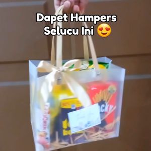 Hampers Bag Doff Kantong Souvenir Premium Tas Bingkisan Imlek Idul Fitri Christmas