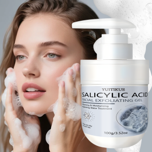 YUITIKUE Gel Tẩy Tế Bào Chết Axit Salicylic 100g Làm Sạch Nhẹ Nhàng Dưỡng Ẩm Cho Mặt & Cơ Thể Loại Bỏ Da Chết Niacinamide Glycerin Propanediol