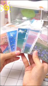 INS Style Oil Painting Sticky Notes Memo Stationery Student Scenery Landscape