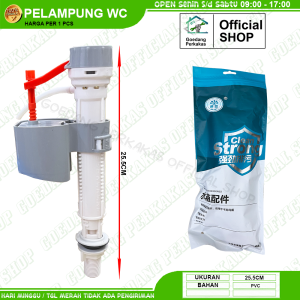 Pelampung Closet Duduk Universal Kamar Mandi Pvc 25.5CM