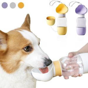 Pet Drinking Bottle Outdoor Walking Dog Travel Cat Water Bottle Dog Food Cup Drinking Fountain
