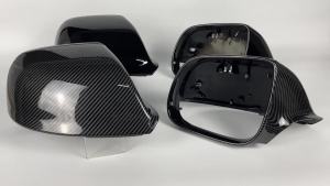 Sợi Carbon Gương Chiếu Hậu Cover Vỏ Thay Thế Mũ Cho Xe Audi Q5 SQ5 8R 2009-2017 Q7 4L Facelift 2010-2015 ABS Chất Lượng Cao