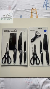 Bộ dao  chống dính LocknLock bằng thép không gỉ  CKK103S6 CKK103S4