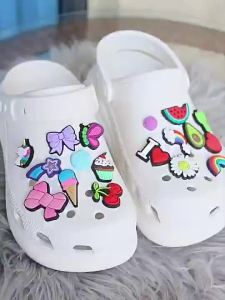 Metal jibbitz cross Shoe Buckle Hole Shoe Accessories Alloy Bear Cute Decorative Buckle