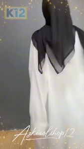 Abaya Basic Polos Cantik Elegan