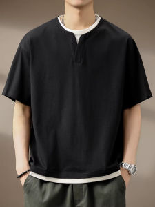 Summer Loose Two-Piece Look HuaGe Short Sleeve T-shirt