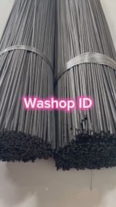 Jeruji Sangkar Bambu Hitam 2mm 65cm Isi 100 Batang