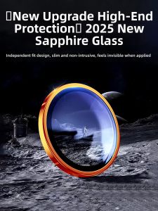 LINGKEN | Sapphire Glass Lens Protector for iPhone 17/16 Pro Max High Definition Anti-Shock