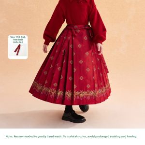 iplant | Chinese New Year Style Ma Mian Dress Winter