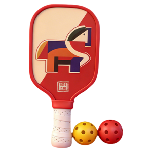 POWKIDDY | Year of Horse New Year Tabletop Pickleball Racket Ornament Set