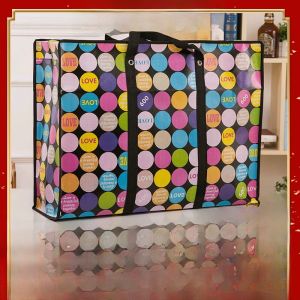Waterproof Moving Bag Extra Large Thickened Woven Bag Satchel Luggage Bag Packing Bag Storage Clothing Clothing Quilt Bag
