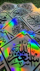 (COD) Gantungan Kaca Mobil Kaca Truck Kaca Pickup Kata-kata Keren 2 Sisi Bolak Balik Depan Belakang Terbaru - Variasi Gantungan Kaca Mobil Truk Bahan Akrilik- Gantungan Akrilik Hologram Free Kop Pengait