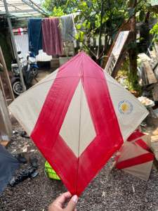 Layangan Pulas Jabruk Asli Sukabumi Uk57/58 Isi 100Pcs.Layangan Aduan Sukabumi Cap Pijar Layangan