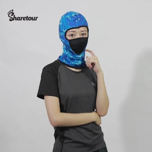 DOSO หน้ากากกันแดดกลางแจ้งช่วงฤดูร้อน หมวกโม่งมอไซค์ จักรยาน หน้ากากที่มีรูหายใจแบบตาข่าย กันแดดUV กันลม กันฝุ่น Riding sunscreen headgear หน้ากากสำหรับขี่ หน้ากากกันแดด ผ้าไหมน้ำแข็ง เหมาะสําหรับผู้ชายและผู้หญิง