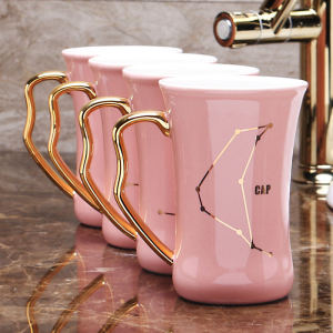 Creative Ceramic Zodiac Couple Toothbrush Holder Set: A Stylish Dental Care Organizer