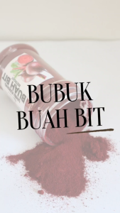 Dried Beetroot Powder - Bubuk Buah Bit - High Quality Vegetable Powder by Jamu Gendul 88