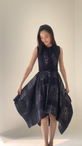 Black Drini Batik Skirt
