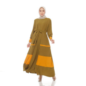 Gamis Mewah 2024: Dzellia (Fajrina) dalam Hijau Olive