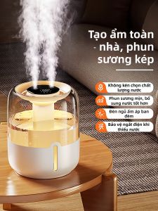 Bơm Ẩm Không Khí Đôi 6.8L Tofucam JIASHIQI3759-910 Cho Phòng Máy Lạnh Phòng Khách Phòng Ngủ Cho Bé Trai Và Bé Gái