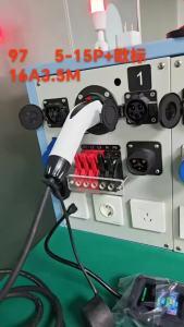 WUFEN For Mexico NAME 5-15 PLug EV Portable Charger 3.5m/5m Type2 Plug Connector 16A 1P 1.76KW Type2 for GEELY VoLvo EVSE Car