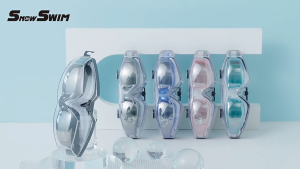 Goggle kolam elektroplated dewasa lelaki kalis air dan anti-kabut wide definisi tinggi wide-angle swimming goggles