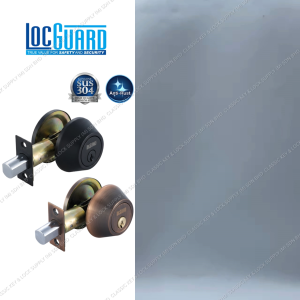LOCGUARD Deadbolt Door Lock Set GD-101 Series Anti Rust Stainless Steel