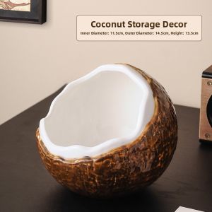 MEIWEISI | Coconut Shell Keys Holder