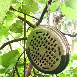 Portable Mosquito Coil Box Hanging Outdoor Fishing Specific Mosquito Coil Ash Tray Fireproof Heat Resistant Mosquito Coil Tray