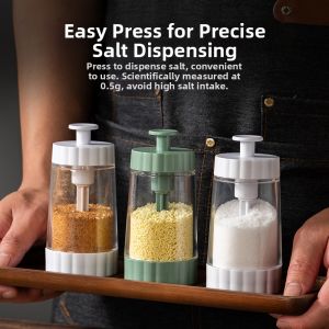 Quantitative Sealed Spice Jar Glass