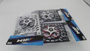 【MONQIQI】COD ARM Radiator Cover Windmill Full CNC 2-Color Spinner Design For Nmax v1&v2 Aerox v1&v2（ENOS）