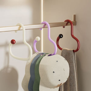 1/3PCS Dopamine Circular Scarf and Tie Display Stand Multifunctional Hook Suitable for Bedroom Storage of Scarves and Tie Racks