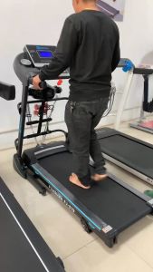 máy chạ bộ tại nhà fujisima FJ-819 máy chạy bộ gấp gọn đa năng kèm máy massager có kết nối loa bluetooth tốc độ 1->148