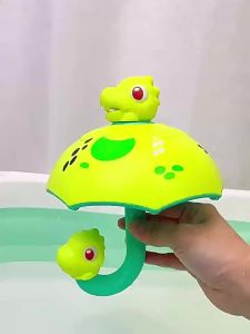 Aoduoyaya Kids Shower Toys Dinosaur Umbrella Creative Rotatable Dinosaur Water Sprinkler Bath Toys Kids Gifts
