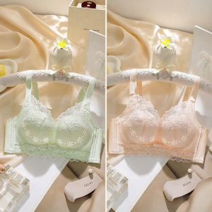 QIANLINGMEI | Lightweight Large-Breast Reducing Comfortable Gathering Preventing Sagging Underwear