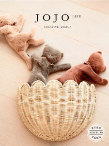 Country Style Wicker Key Storage Basket Wall Hanging Home Decor Simple Modern Design Made of Vine Material from China