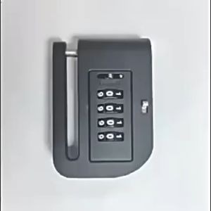 Khóa số đĩa chống trộm xe máy thế hệ mới loại 4 mã số có thể thay đổi được bằng hợp kim chắc chắn