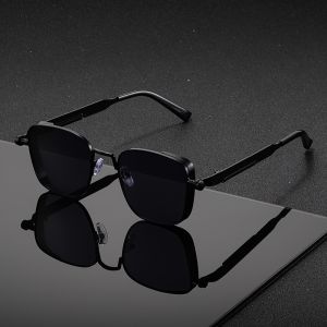 Retro Steampunk Square Metal Frame Fashionable Glasses Suitable for Both Men and Women Street Style Glasses Suitable for Events