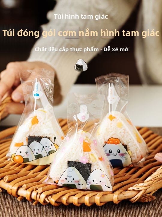 Meidi | Túi Đựng Sushi Onigiri Hình Tam Giác Cartoon Dùng Một Lần ...