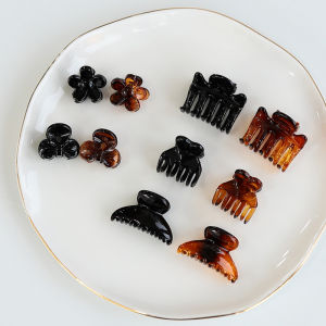 Korean Black Mini Hair Clip French Style Small Hair Accessories for Frontal Hair and Bangs Fashionable and Durable Hair Grips