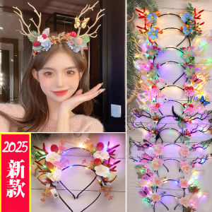 เครื่องประดับผมประดับหูกระต่ายที่สว่างขึ้นสำหรับงานคอนเสิร์ตและงานวันเด็ก เครื่องประดับผมแบบเปลี่ยนสีได้ เครื่องประดับผมสำหรับงานปาร์ตี้และการแสดง