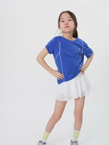 ❄️Icy Touch❄️ Skirt Sukan Luar Berinspirasi Dinamik untuk Kanak-kanak Perempuan Skirt A-line dengan Labuh Ruffle Sentuhan sejuk