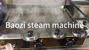 เตานึ่งอาหารระบบไอน้ำ เตานึ่งซาลาเปา 4/6หลุม 6 hole electric steamed bun furnace