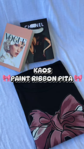 Kaos Oversize PAINT RIBBON PITA premium Kekinian