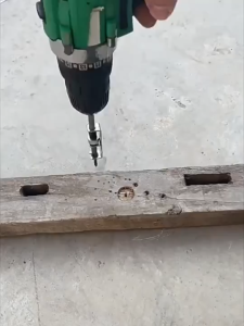 Spring-Loaded Screwdriver Drill Bit Holder Anti-Drop Drilling Nails Positioner For Electricians Mechanics