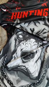 JERSEY BAJU BERBURU HUNTING MOTIF PITBULL