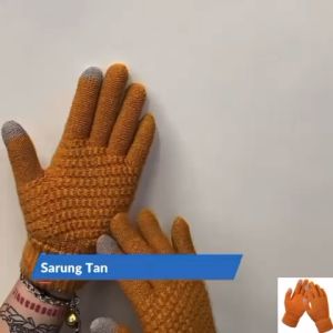 Sarung Tangan Rajut Tebal untuk Musim Dingin & Mengendarai Motor