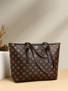 Kangaroo Brand Genuine Leather Tote Bag Womens Single Shoulder Bag 2025 New Soft Large Capacity Fashionable Versatile Daily Use