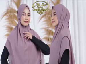 BISA COD Hijab Bergo Instan Non Pet Tali Kode LESTI Bahan Ceruty Babydoll Premium By Ory AjeZas Coll